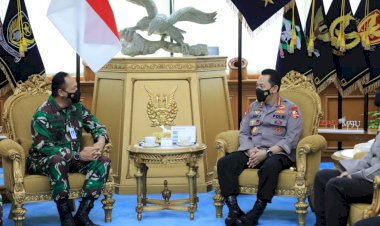 Kapolri-Listyo-Sigit-Prabowo-Silaturahmi-Ke-Panglima-TNI-:-Tekankan-Sinegritas-dan-Soliditas