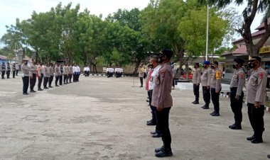 Jelang-Pilkades-Kapolres-Lembata-Perintahkan-Satuan-Sabhara-Lakukan-Latihan-Dalmas.