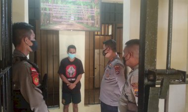 Kapolres-Lembata-Lakukan-Kontrol-Di-Rumah-Tahanan-(Rutan)-Polres-Lembata.