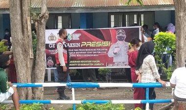 Kapolsek-Nubatukan-IPDA-Erlan-Yayat-Apresiasi-Tenaga-Medis,-Bhabinkamtibmas-Dan-Personil-Polsek-Nubatukan-Dalam-Mendukung-Percepatan-Vaksinasi-Di-Wilkumnya.