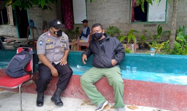 Patroli-KRYD-Dan-Sambangi-Linmas-Kanit-SPKT-Polsek-Nagawutung-Menghimbau-Agar-Bersama-sama-Jaga-Kamtibmas.