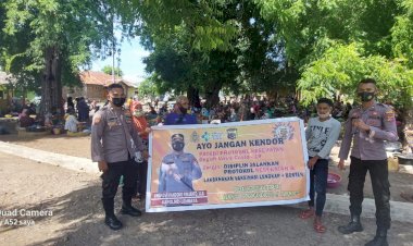 Ops-Aman-Nusa-II,-Kapospol-Wulandoni-:-Jangan-Kendor-Patuhi-Protkes-Dan-Jaga-Kamtibmas.