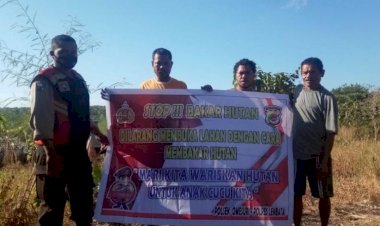 Bhabinkamtibmas-Himbaua-Warga-Turut-Jaga-Kelestarian-Hutan