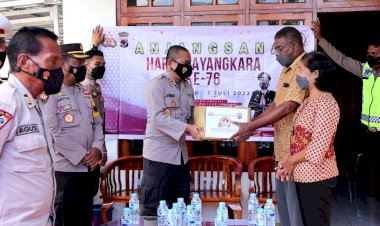 Jelang-HUT-Bhayangkara,-Kapolres-Lembata-Lakukan-Bakti-Sosial,-Kunjungi-Purnawirawan-Dan-Warakauri.