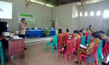 Hadiri-Evaluasi-Kesehatan-Desa-Kapolsubsektor-Lebatukan-Ingatkan-Perhatikan-Kesehatan-Balita.