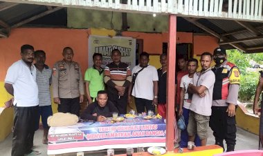 Peran-Aktif-Polsek-Nagawutung-Jaga-Kamtibmas.