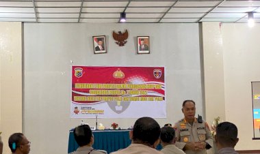 Meminimalisir-Pelanggaran-Anggota-Polri,-Propam-Polda-NTT-Lakukan-Sosialiasi-di-Polres-Lembata.