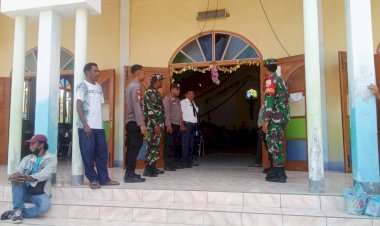 Kapolsubsektor-pimpin-Personil-Polsubsektor-laksanakan-pengamanan-gladi-sakramen-krisma-umat-katholik