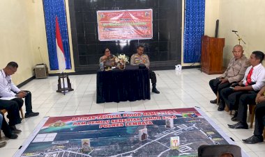 Jelang-Pengamanan-Pemilu,-Polres-Lembata-Gelar-TFG-Tactical-Floor-Game