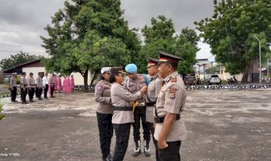 Kapolres-Vivick-Pimpin-Apel-Mutasi-Dua-Pejabat-Perwira-Polres-Lembata