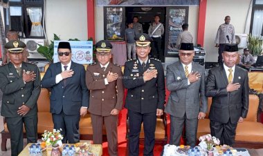 Memperingati-Hari-Bhayangkara-78-tahun,-Polres-Lembata-Gelar-apel-siaga,-berikut-pesan-Kapolda-NTT-Daniel-Tahi-Minang-Silitonga.