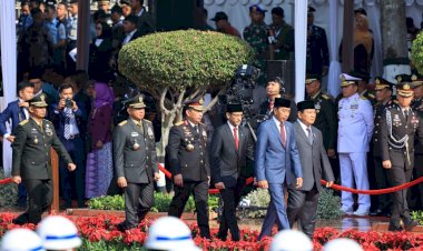 Presiden-Jokowi-Pimpin-Upacara-Hari-Kesaktian-Pancasila-di-Lubang-Buaya,-Kapolri-Turut-Mendampingi*