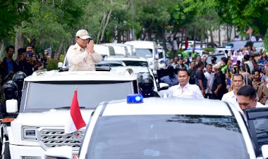 Presiden-Prabowo-Disambut-Meriah-di-Pembukaan-Apel-Kasatwil-Polri-2024*
