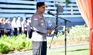Kapolda-NTT-Pimpin-Sertijab-Wakapolda,-Brigjen-Baskoro-Resmi-Gantikan-Brigjen-Awi