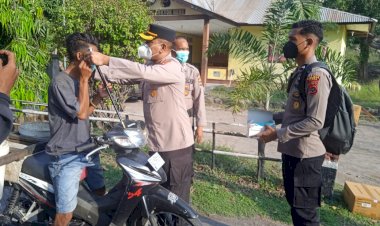 Kapolres-Sikka-Terjun-Langsung-Ke-Perbatasan-Sikka-Larantuka,-Pantau-Warga--Terdampak-Erupsi-Gunung-Lewotobi-Laki-Laki