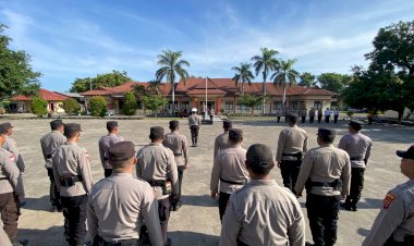 Upacara-Kesadaran-Nasional-Polres-Lembata,-Pimpinan-Polda-NTT-Berikan-Apresiasi-Kepada-kegiatan-Polwan-Polres-Lembata