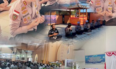 Kapolres-Lembata-Perintahkan-Doa-Bersama-Lintas-Agama,-Wujud-Solidaritas-untuk-Korban-Gempa-Flores-NTT.
