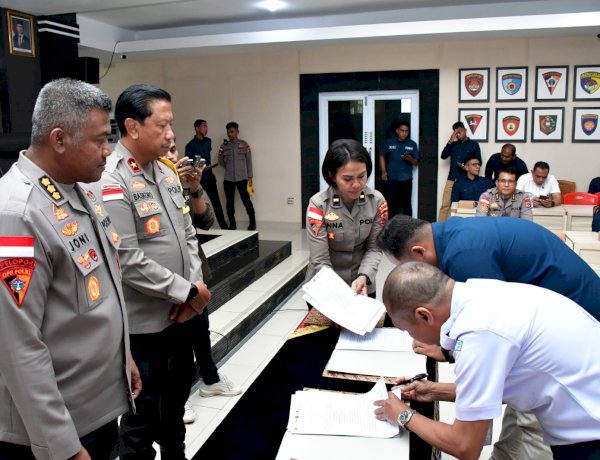 Polda NTT Teken Sejumlah Perjanjian Kerja Sama, Perkuat Sinergi Dukung Ketahanan Pangan dan Pengembangan SDM Polri.