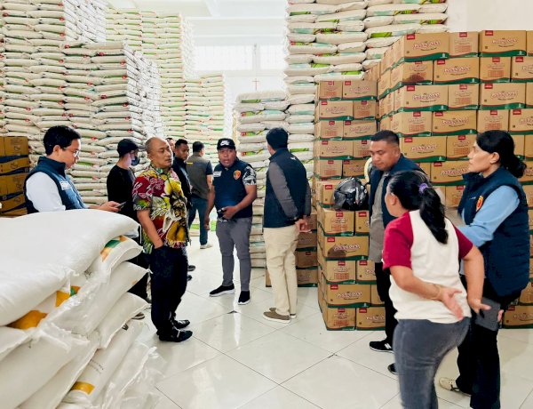 Polda NTT Cek Distributor Beras di Kota Kupang, Temukan Penjualan di atas HET, Distributor diberi Teguran Tertulis