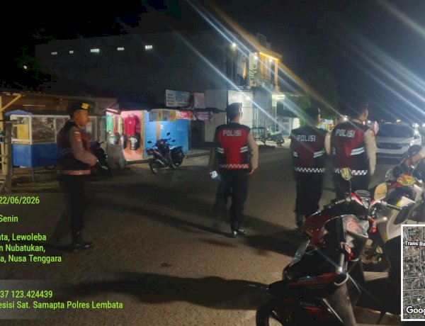 PATROLI PERINTIS PRESISI SAT SAMAPTA POLRES LEMBATA HADIR JAGA KAMTIBMAS DAN BERIKAN RASA AMAN KEPADA MASYARAKAT.