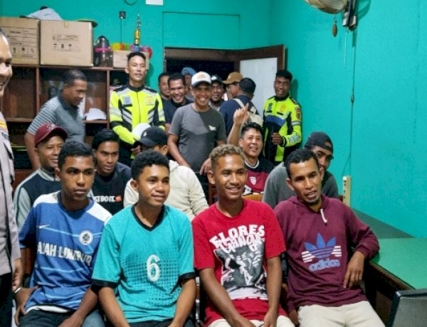 POLRES LEMBATA GELAR NOBAR PIALA DUNIA 2026 BERSAMA MASYARAKAT, PERERAT KEBERSAMAAN DAN SILATURAHMI.