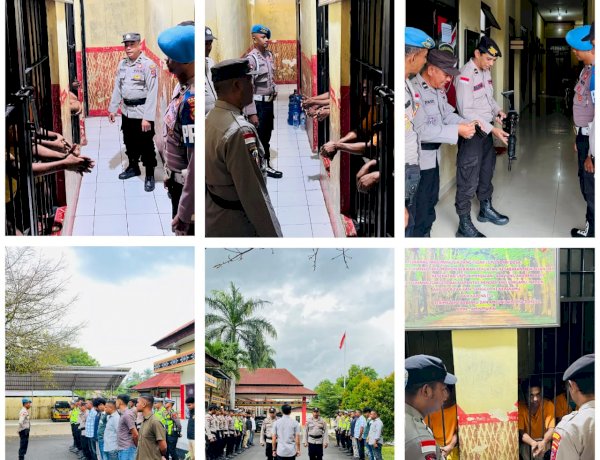 Pengecekan Rutin Piket Fungsi Polres Lembata, Wujud Nyata Pelayanan Polri kepada Masyarakat.