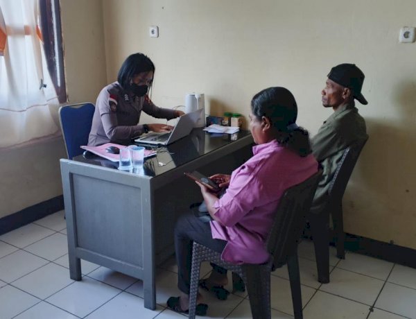 Samapta Polres Lembata Terima Laporan Pengaduan Tipiring dari Masyarakat, Wujud Pelayanan Cepat dan Responsif.