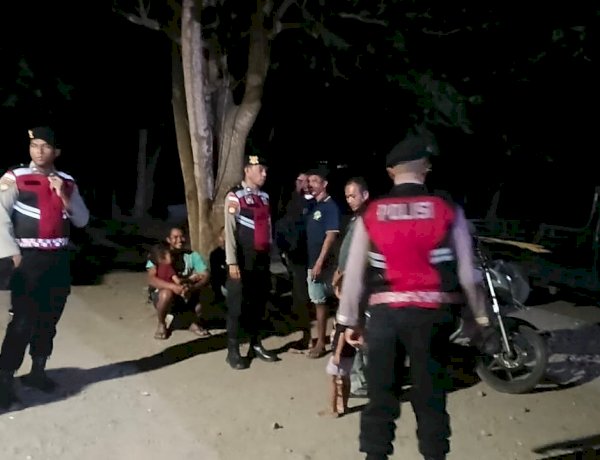 Patroli Perintis Presisi Samapta Polres Lembata Hadir Jaga Kamtibmas di Malam Hari.