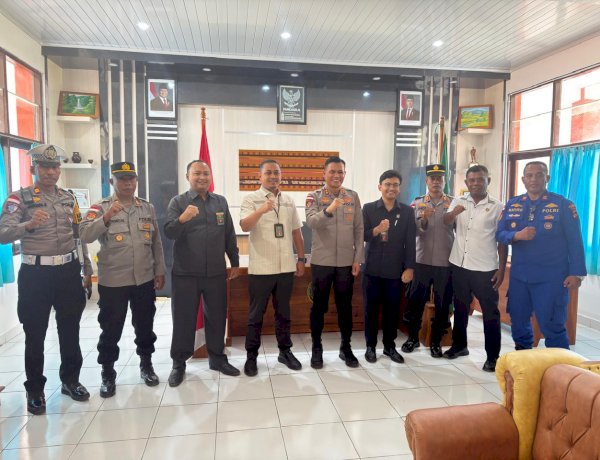 Perkuat Sinergi Penegakan Hukum, Kapolres Lembata Silaturahmi dan Koordinasi dengan Pengadilan Negeri Lembata.