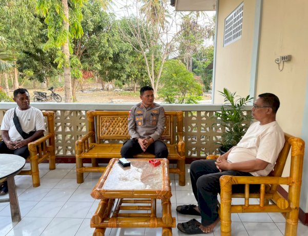 Kapolres Lembata Perkuat Sinergi dengan Deken Lembata, Jaga Kamtibmas dan Kerukunan Umat Beragama.