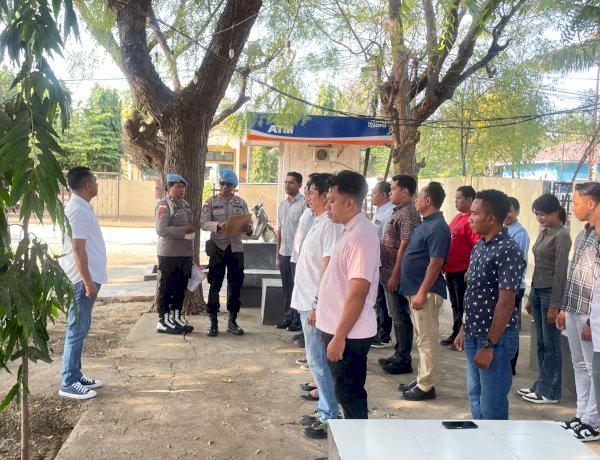 Polres Lembata Gelar Apel Fungsi, Propam Perkuat Pengawasan dan Disiplin Anggota.