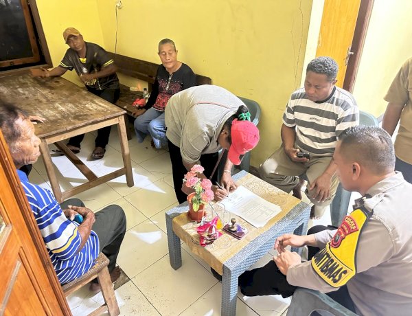 POLSUBSEKTOR WULANDONI SELESAIKAN PERSELISIHAN WARGA SECARA KEKELUARGAAN MELALUI PROBLEM SOLVING.