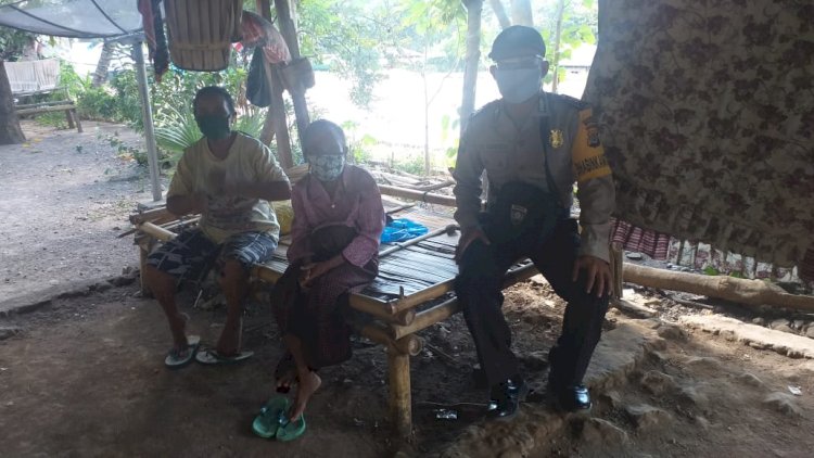 Jelang Hari Bhayangkara Ke-74, Bhabinkamtibmas Desa Bean Himbau Warganya Untuk Selalu Mengedepankan Protocol Kesehatan Di Era New Normal Ini.
