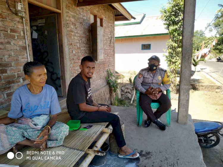 Brigpol Muhammad Hasan Mansyur Sambang Kamtibmas, Terus Sosialisasi Ke Warga Desa Binaannya.