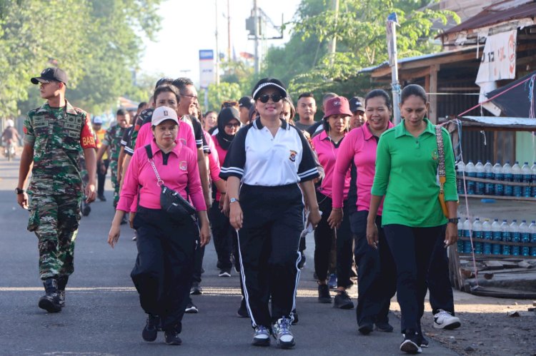 Tingkatkan Sinergitas dan Soliditas TNI-Polri, Polres Lembata gelar olahraga bersama