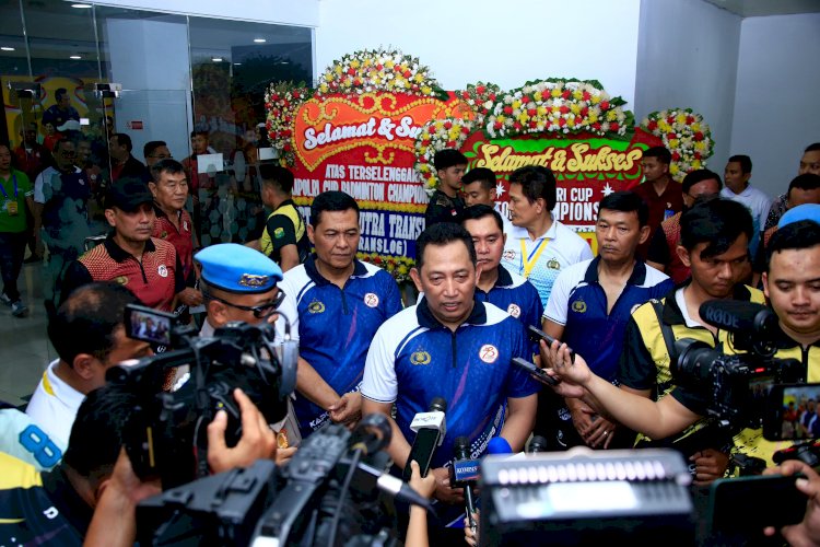 Jenderal Sigit Sebut Turnamen Bulutangkis Kapolri Cup Pintu Masuk Mengikuti Kejuaraan Nasional dan Internasional 