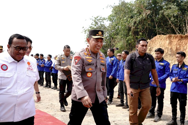 *Kapolri Laksanakan Peletakan Batu Pertama Pembangunan Gedung Pusdiklat SPSI di Kawasan Jatiluhur Kab. Purwakarta*