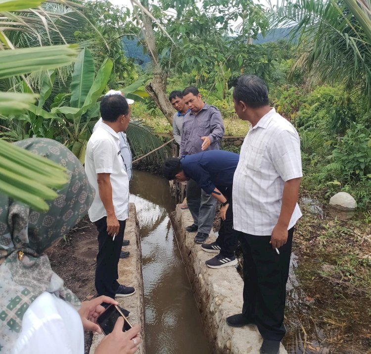 SATGASSUS PENCEGAHAN TIPIKOR PANTAU PROYEK PENINGKATAN DAN PEMELIHARAAN JARINGAN IRIGASI TERSIER DI SUMUT