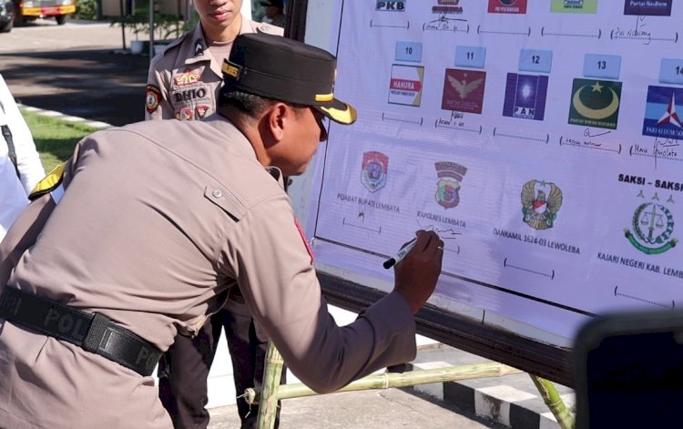 Polres Lembata gelar Deklarasi damai dan penandatanganan pakta integritas sukseskan Pilkada di Lembata