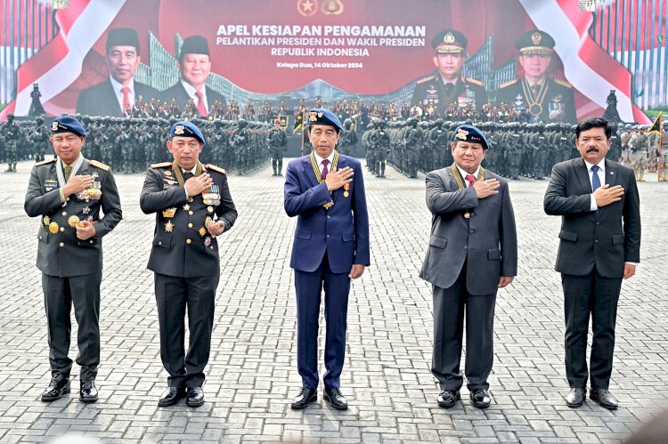 *Polri Apel Gelar Pasukan Pengamanan Pelantikan Presiden RI dan Wakil Presiden RI*