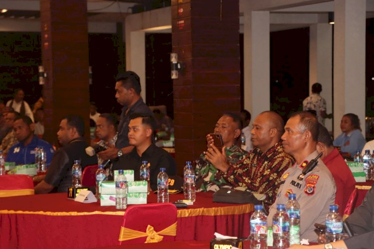 Wakapolres Lembata Hadiri Rapat Pleno Terbuka Penetapan Paslon Terpilih Pilkada Lembata Tahun 2024