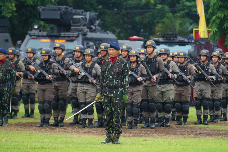 *Dankorbrimob Polri Pimpin Upacara Pembukaan Dikbangspes Dasar Brimob Mahasiswa STIK Angkatan Ke-83*