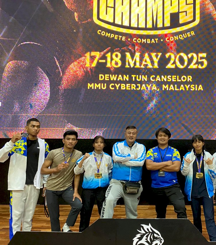 Personel Polda Jabar, Bripda Syahrul Fauzi, Sabet Juara 3 di Combat Champs International