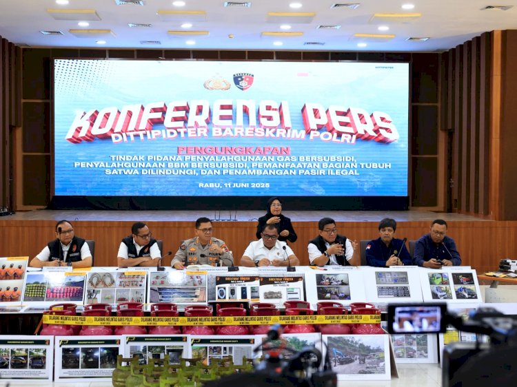 Bareskrim Ungkap Tambang Pasir Ilegal Rugikan Negara Hingga Rp1 Miliar