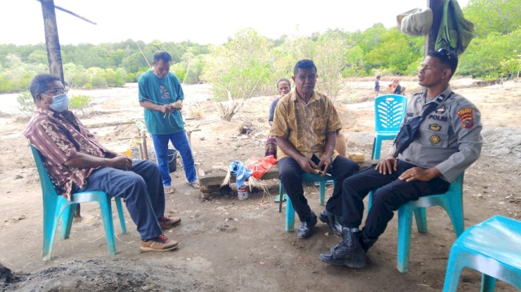 Sambangi Warga, Ini yang Disampaiakan AIPDA DANIEL NUKU LAPU