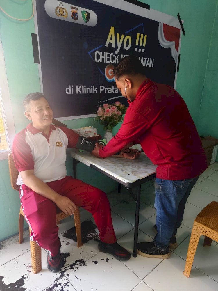 SAMBUT HUT BHAYANGKARA KE-80, POLRES LEMBATA GELAR DONOR DARAH DAN PENGECEKAN KESEHATAN GRATIS UNTUK MASYARAKAT.