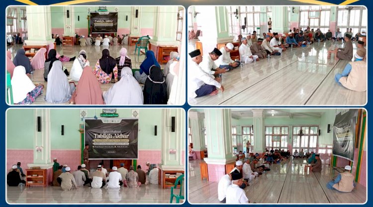 Wakapolres Lembata Hadiri Tabligh Akbar di Masjid Agung Al-Ikhlas Lewoleba.