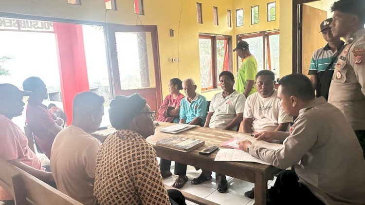 Polsubsektor Wulandoni Tangani Laporan Dugaan Penghinaan dan Pencemaran Nama Baik.