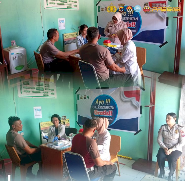 Klinik Dokkes Polres Lembata Gelar Prolanis, Wujud Komitmen Polri Jaga Kesehatan Personel