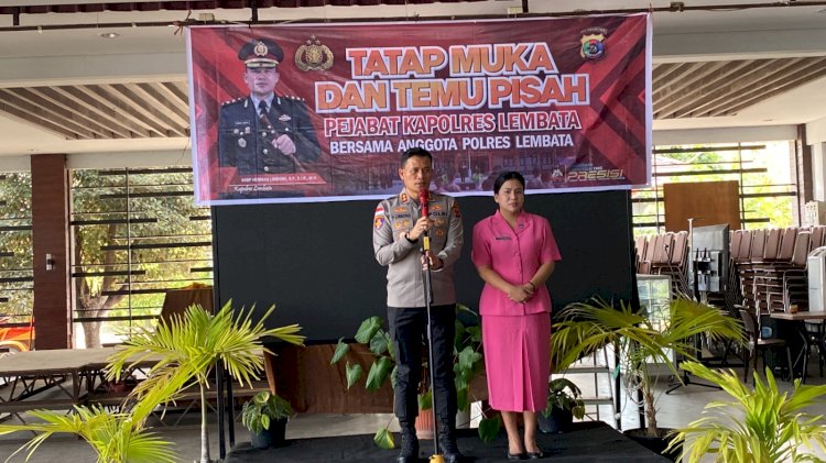 Temu Pisah Kapolres Lembata, Pesan Penuh Makna AKBP Nanang Wahyudi dan Semangat Baru AKBP Henman Limbong.